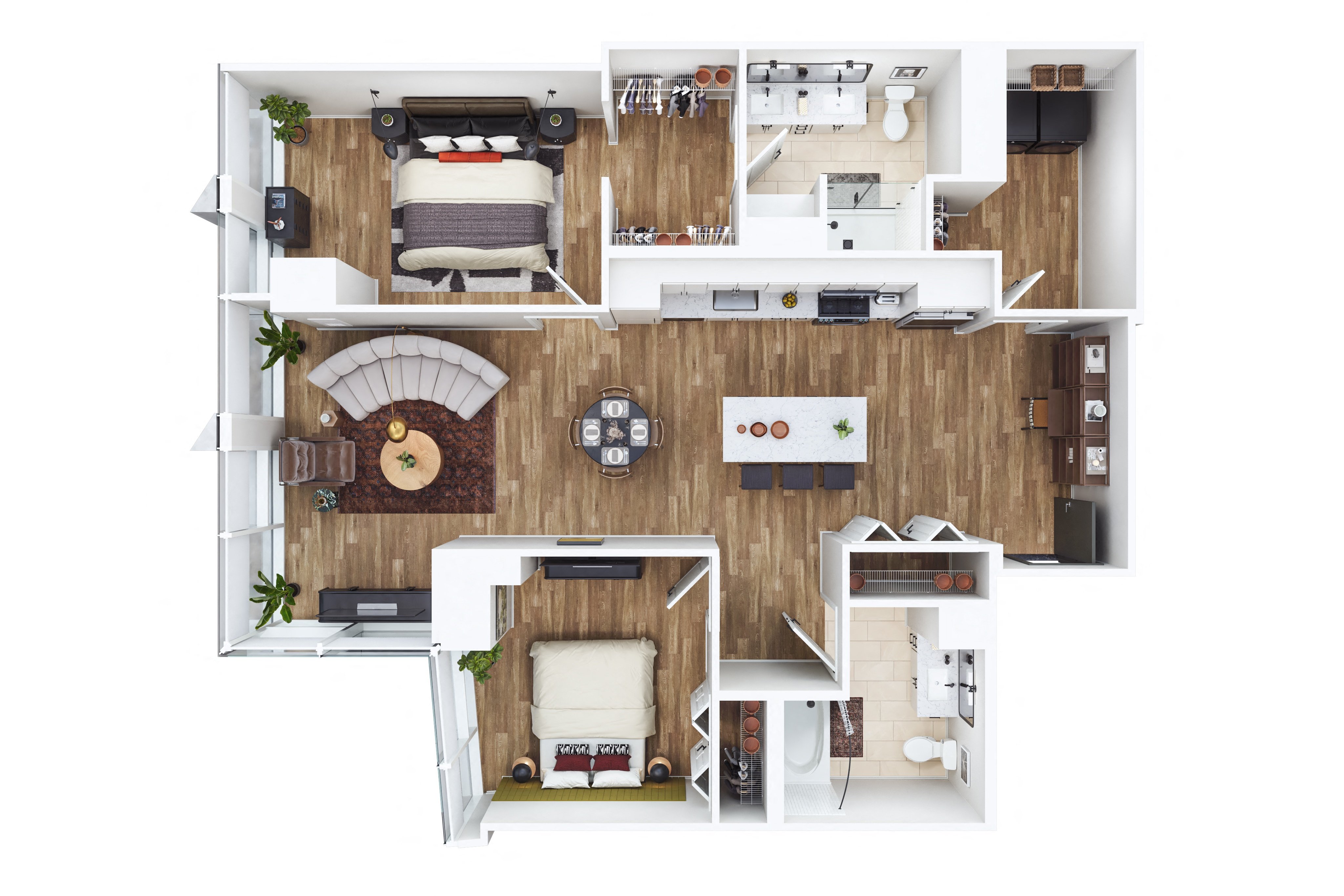 Unit 1913 floor plan