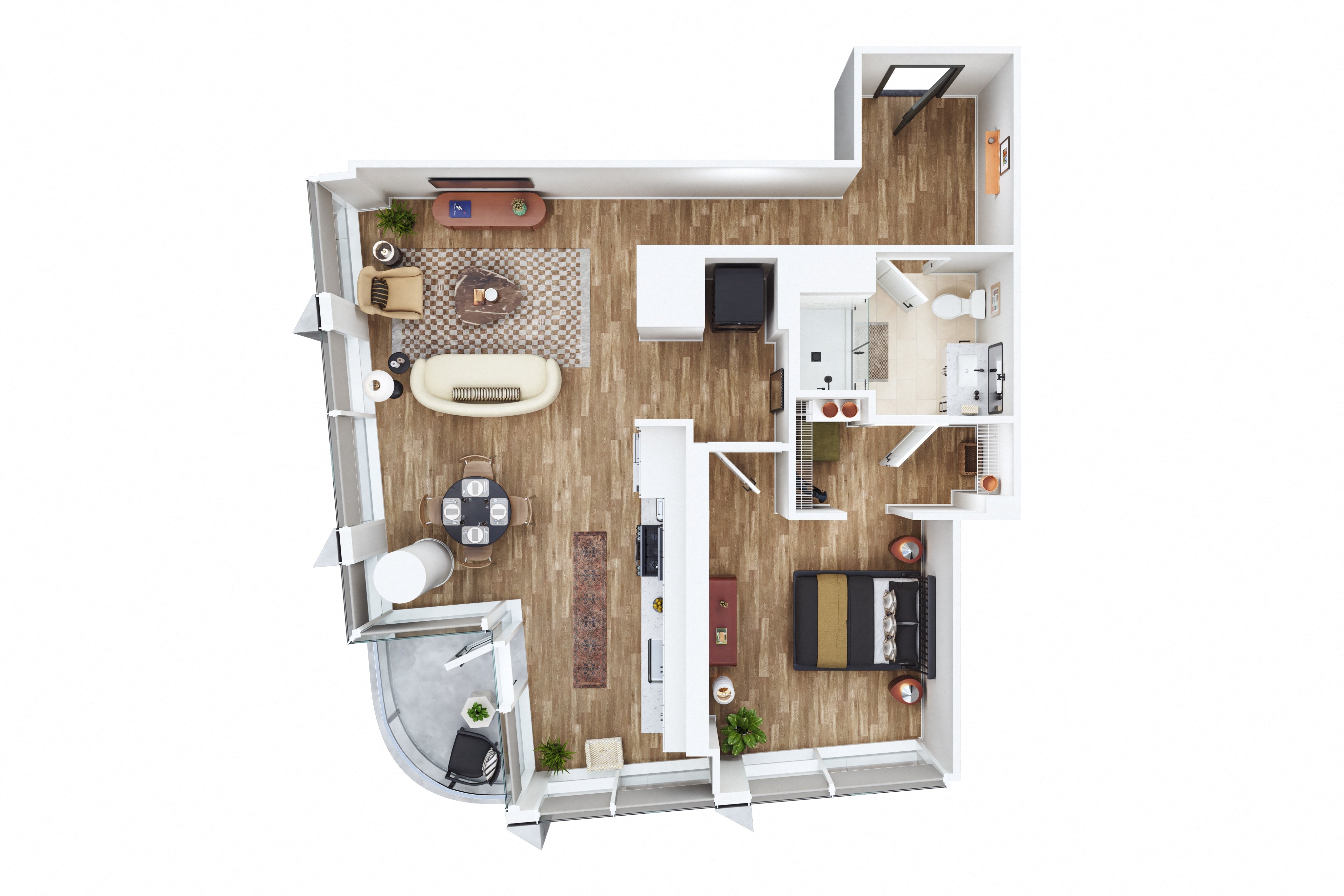 Unit 1212 floor plan