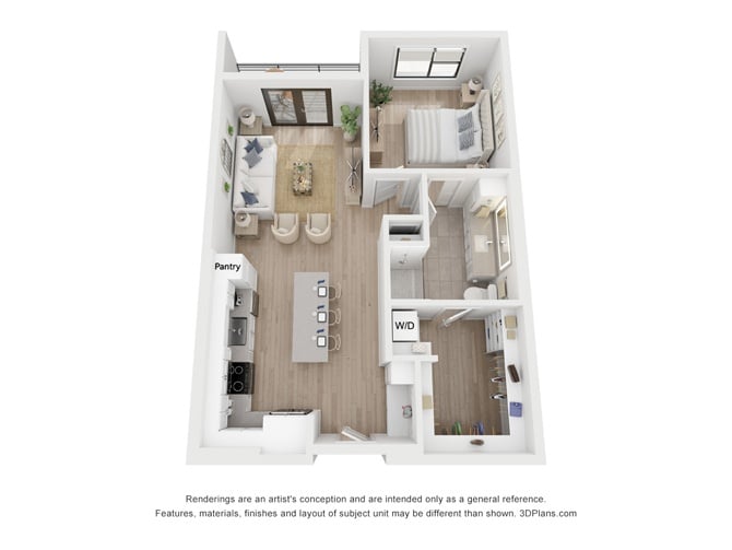 Radiant floor plan