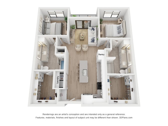 Tranquil floor plan