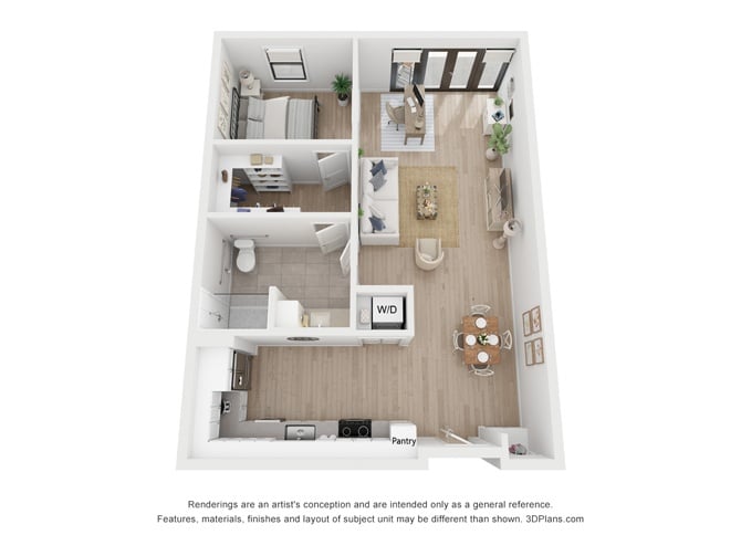 Lively floor plan