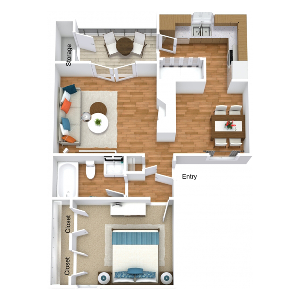 A2 floor plan
