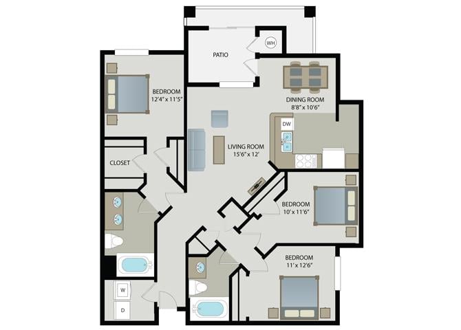 Santa Monica floor plan