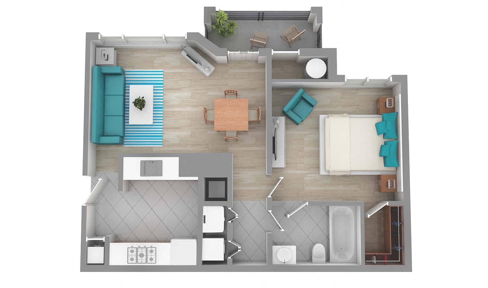 A1 floor plan