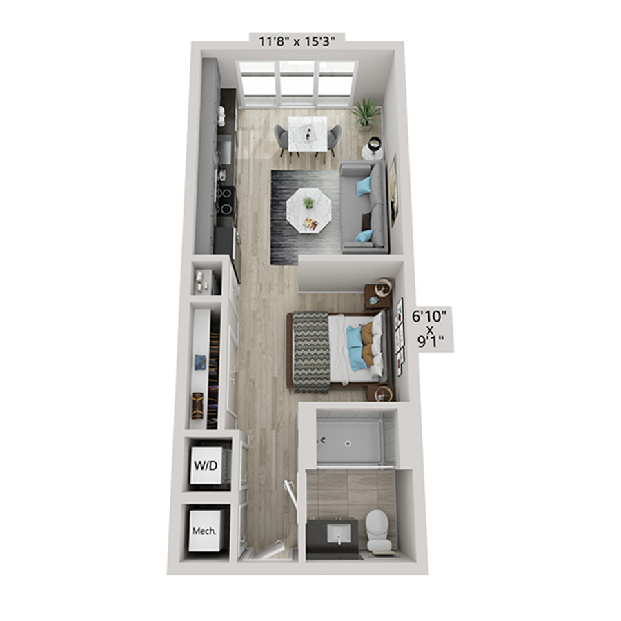 A1 floor plan
