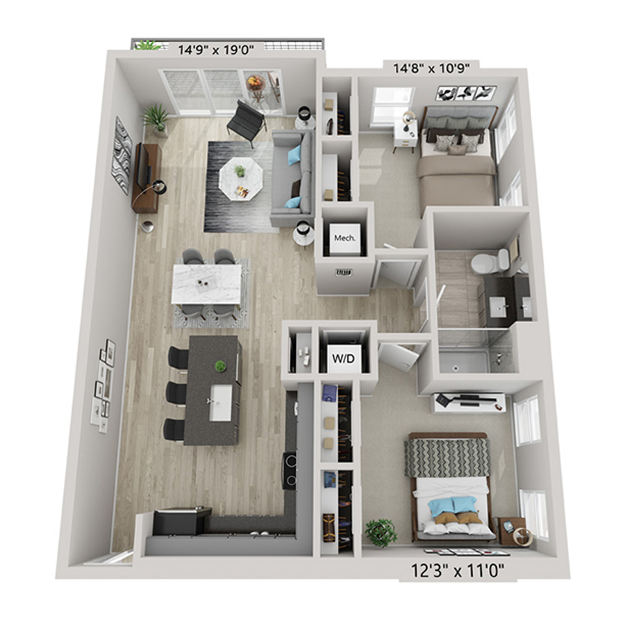 B2 floor plan