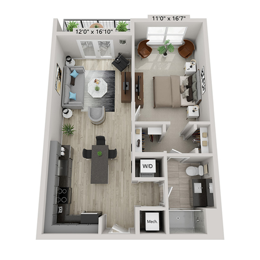 A4B floor plan