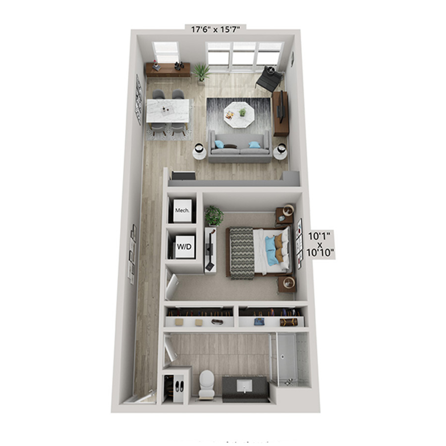A2 floor plan