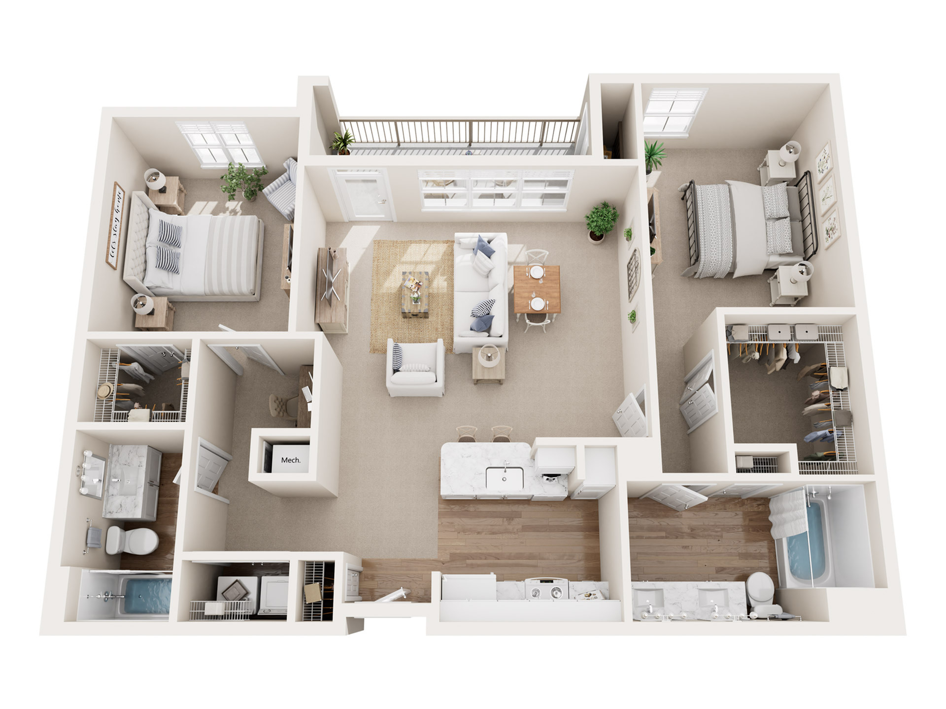 Royal Oaks 1- B3 floor plan
