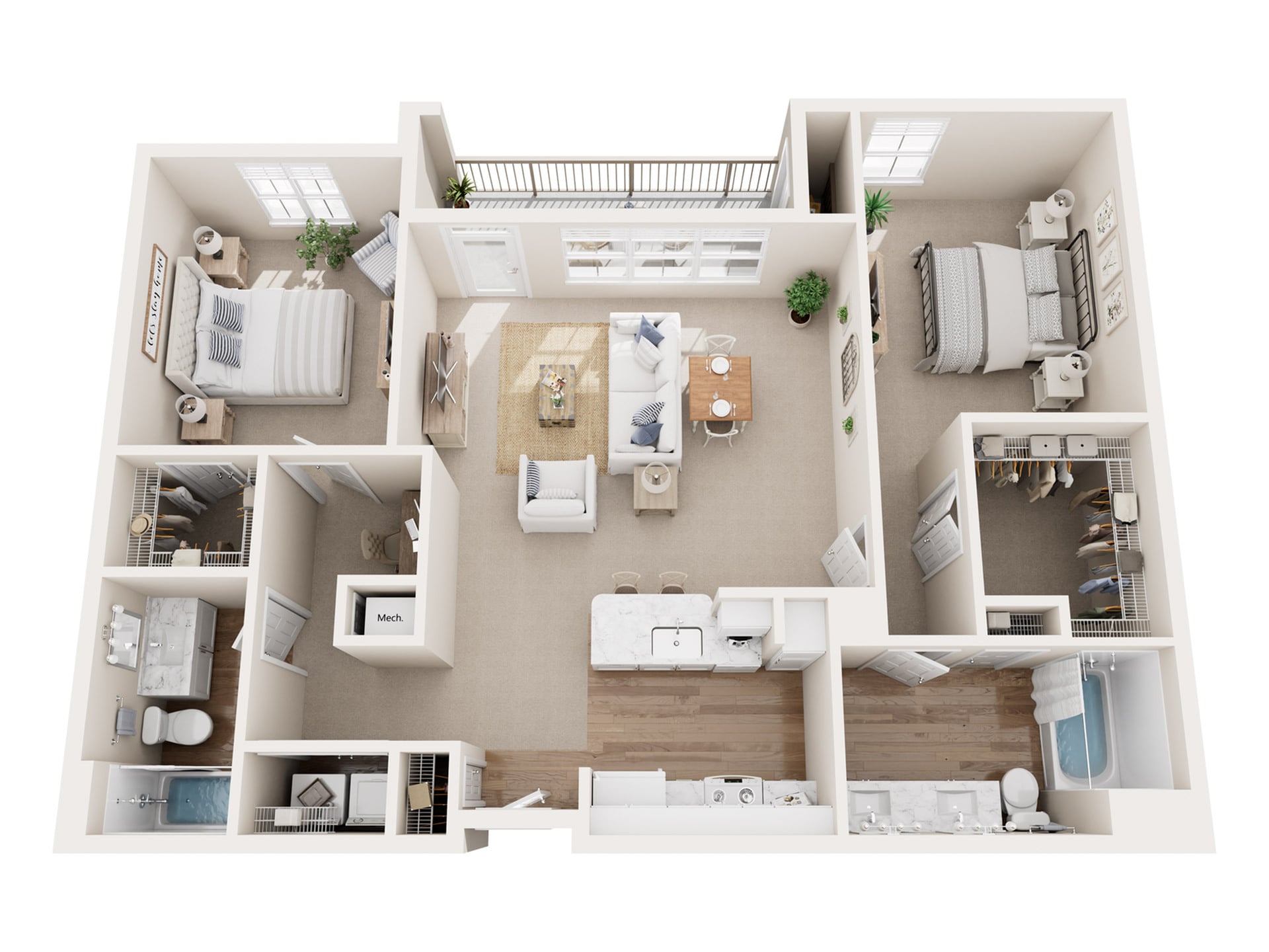 Royal Oaks 1- B3 floor plan