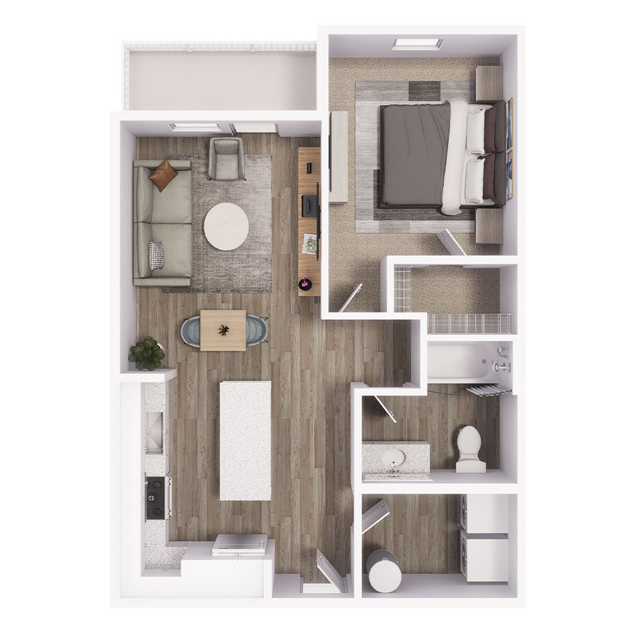 A2 floor plan
