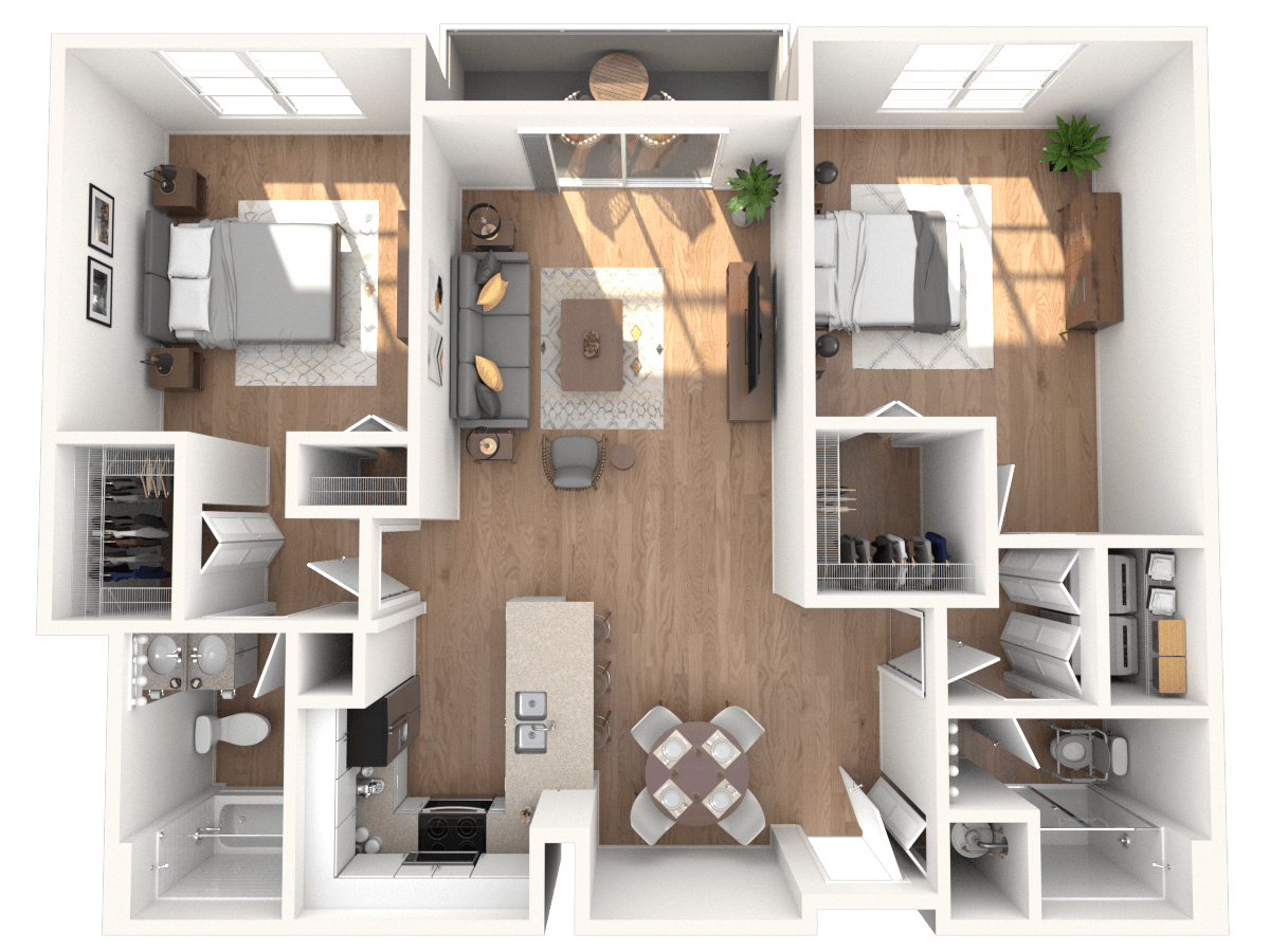 2B20 floor plan