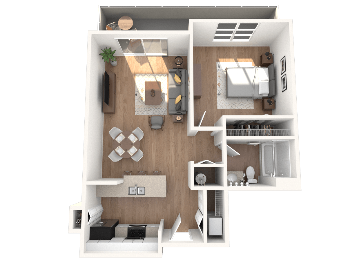 1B10 floor plan