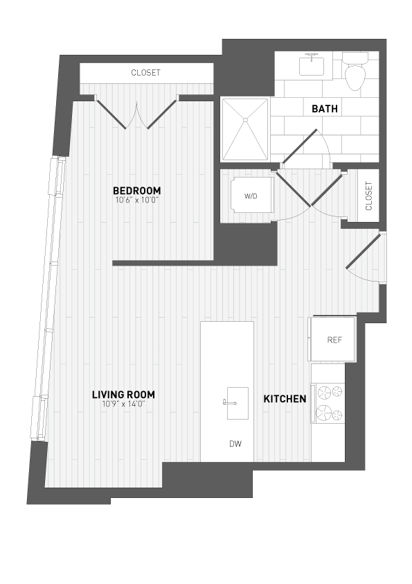 Convertible Studio-A-1 floor plan