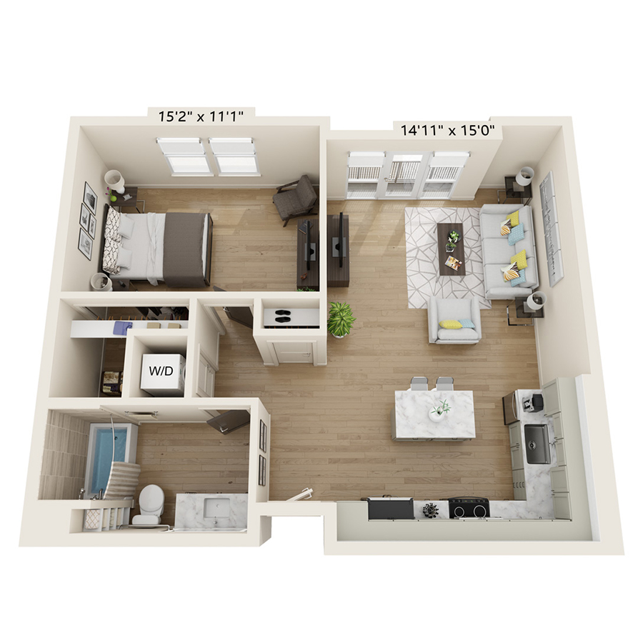 A1B floor plan