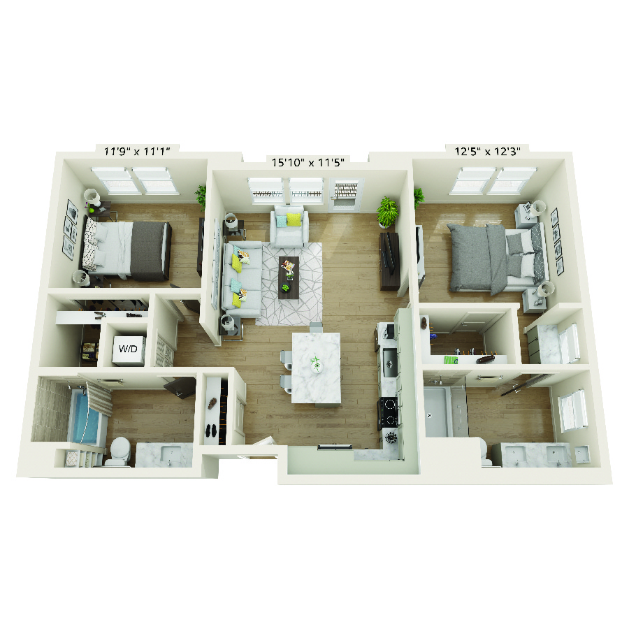 B2C floor plan