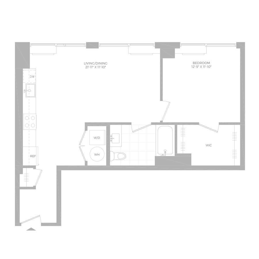 A5 -1x1 floor plan