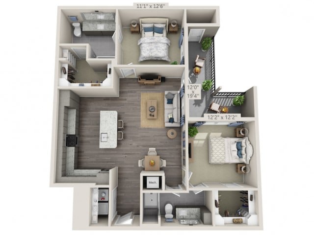 B3 HC floor plan
