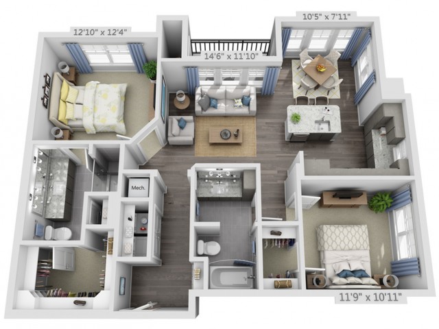 B2 floor plan