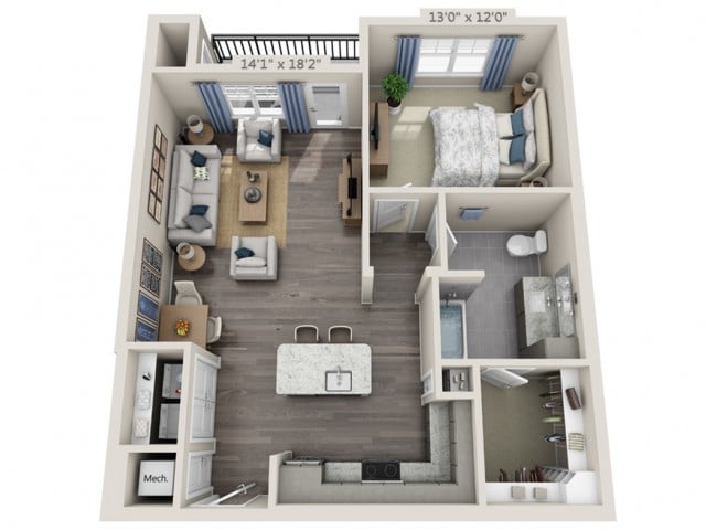 A2 HC floor plan