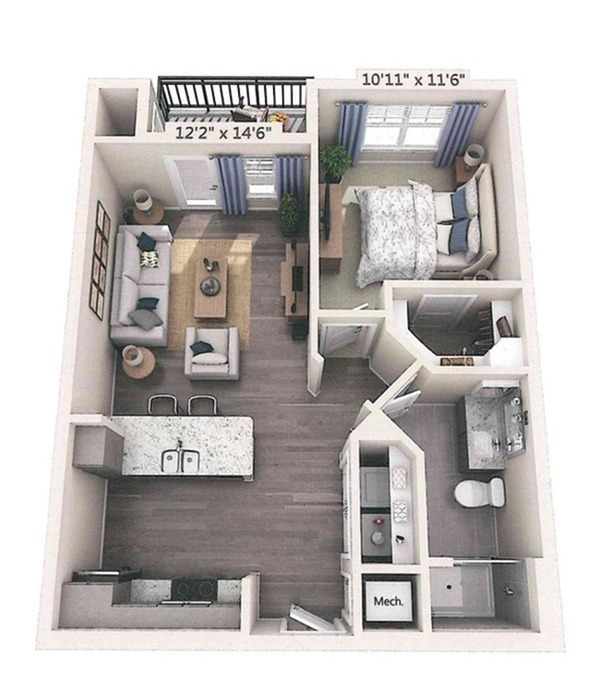 A1 floor plan