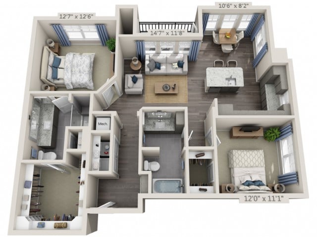 B2B floor plan