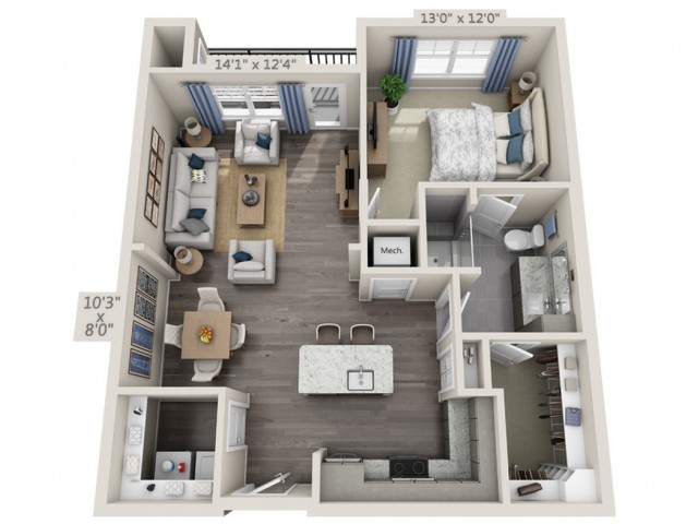 A2B floor plan