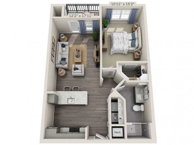 A1B floor plan