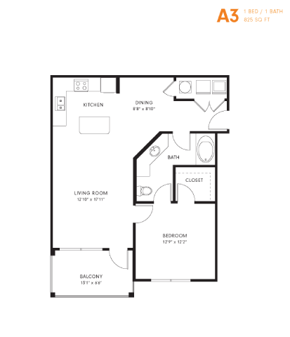 A3 floor plan