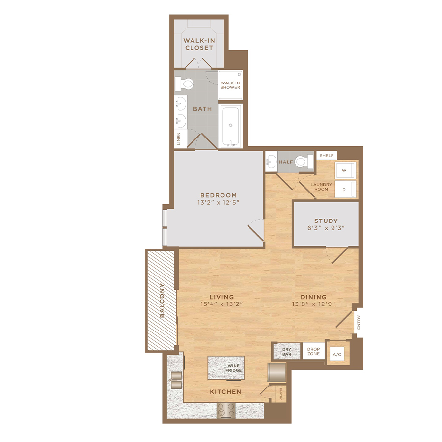 A6 floor plan