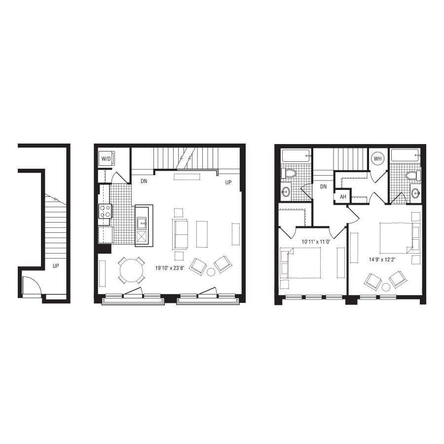 2MX floor plan