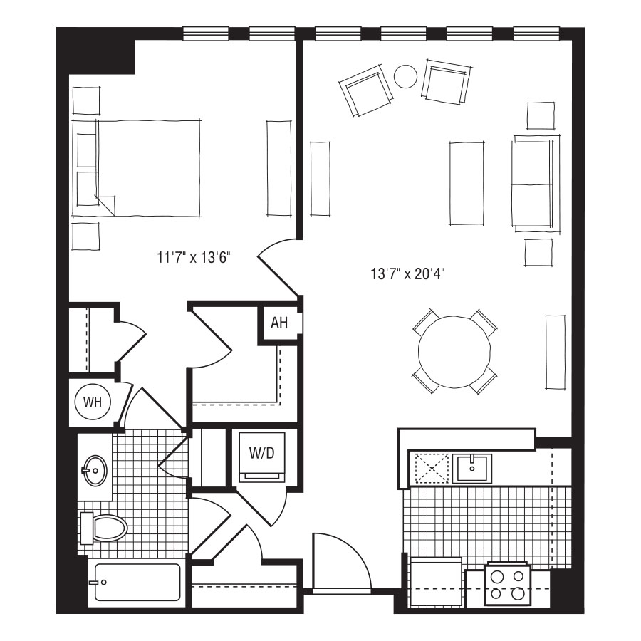 1JY floor plan