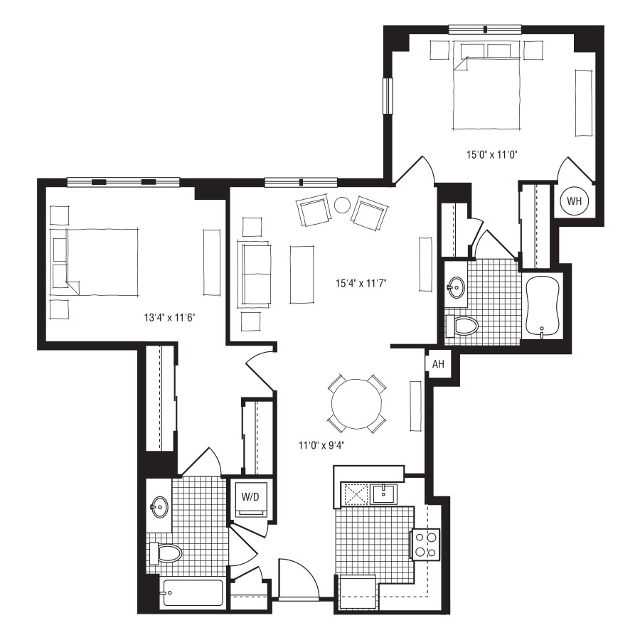 2H floor plan