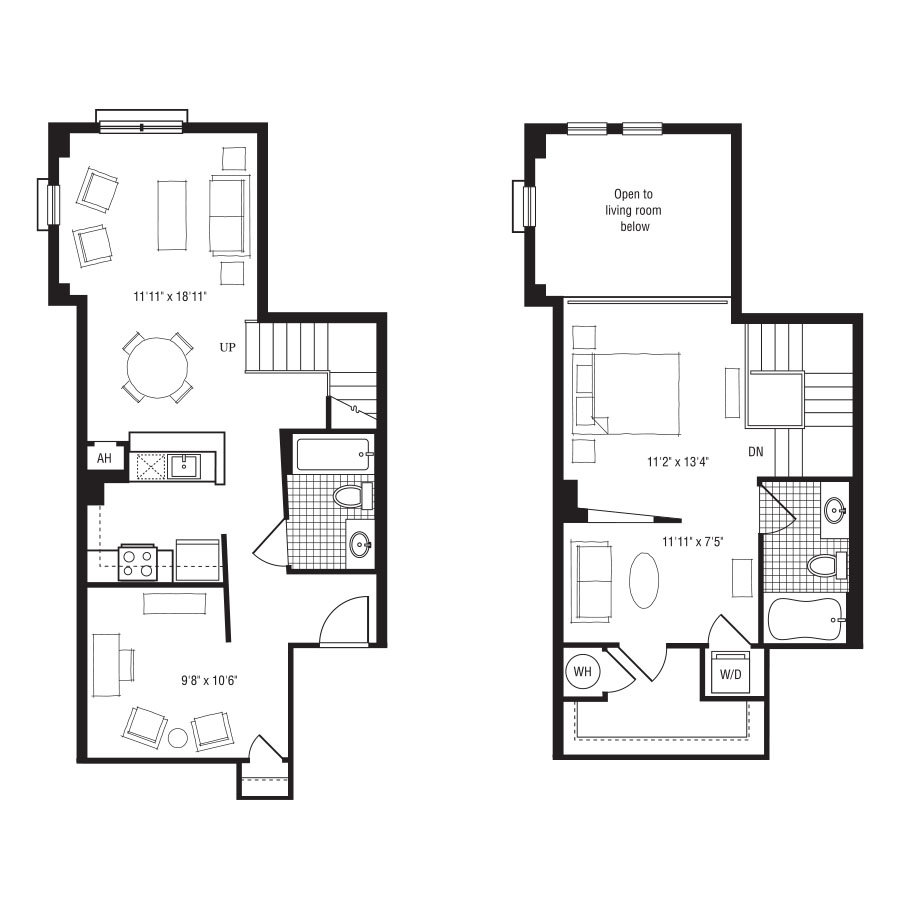 1S floor plan
