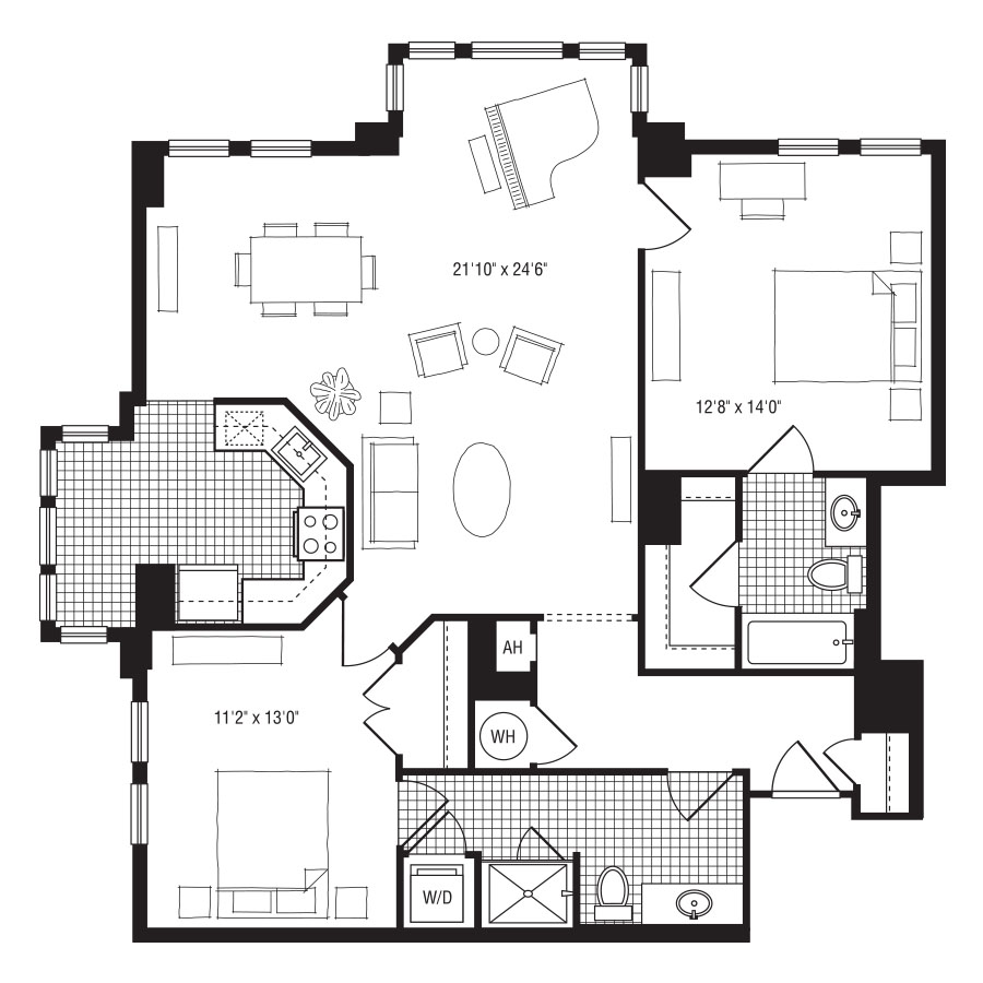 2D floor plan