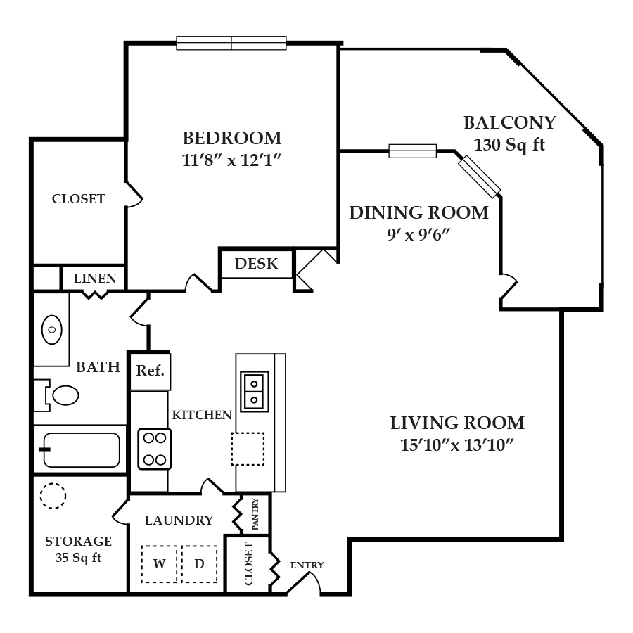 A3 - Elegant floor plan