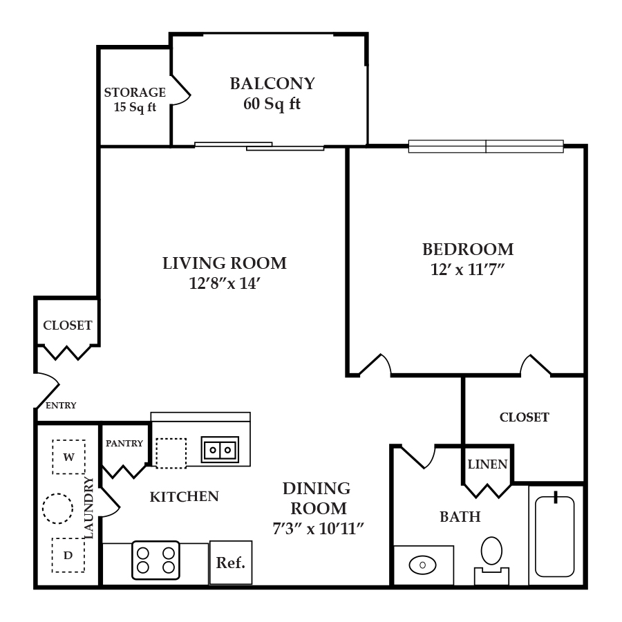A1 - Stylish floor plan