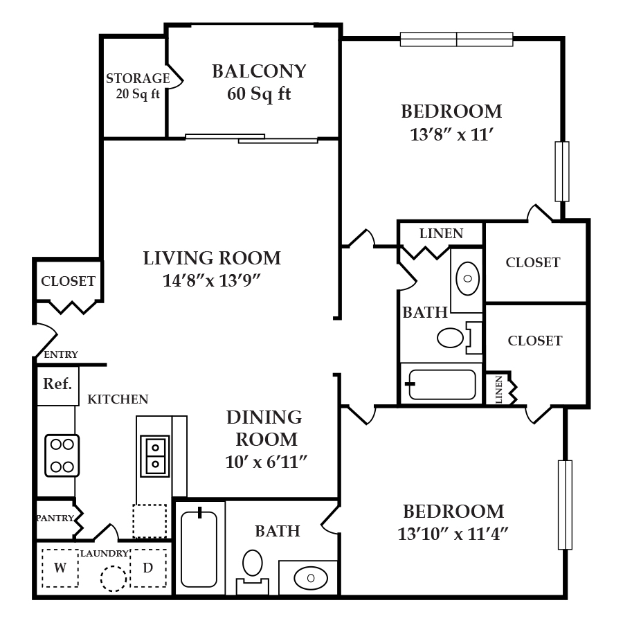 B1 - Refined floor plan