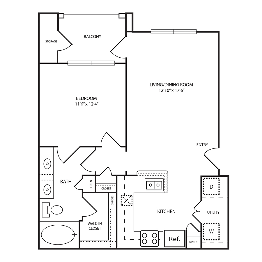 A2 floor plan