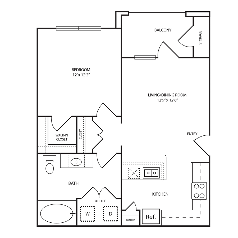 A1 floor plan