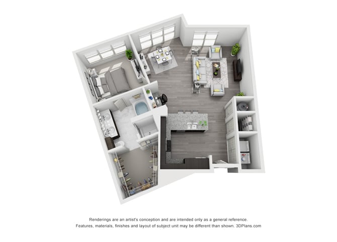 K floor plan