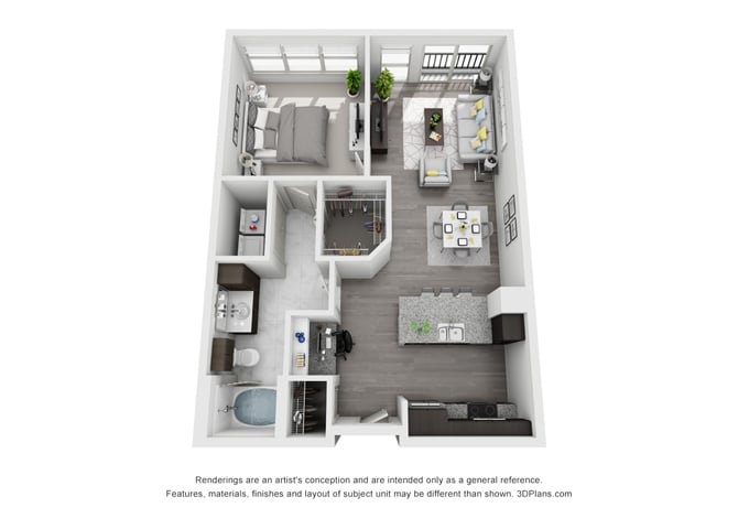 B floor plan