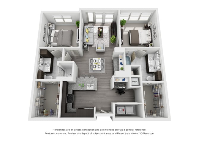 M floor plan