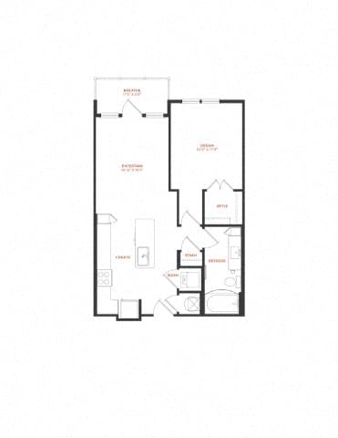 A2 floor plan
