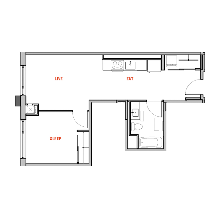 A1.1 floor plan