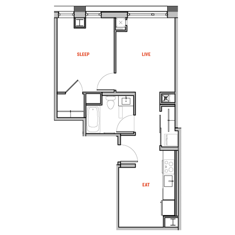 A2.1 floor plan