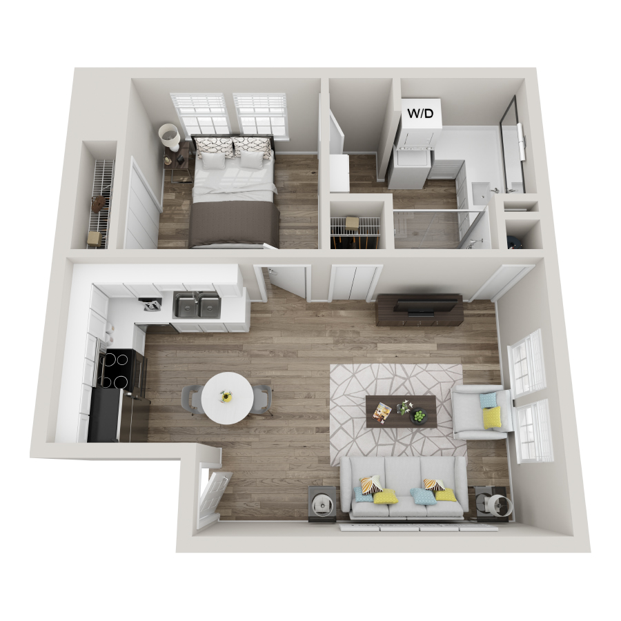 Oak floor plan