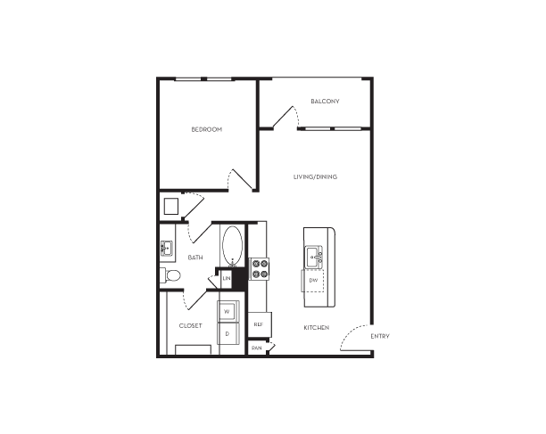 Oak floor plan