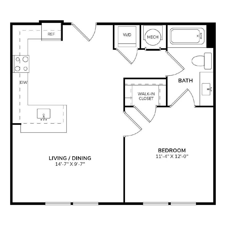 A2 floor plan