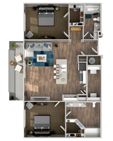 B2a floor plan